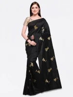 Printed Silk Saree With Blouse Piece For Women hb-26