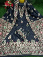 Unstitched Fashionable and Georgious High Quality fabrics and Screen Printed Pure Cotton Salwar Kameez For Woman hb-003