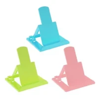 Universal Folding Cell Phone Support Plastic Holder Chair Mobile Stand - MultiColour