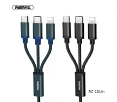 Remax RC-131th Gition 3-in-1 Charging Cable Output 2.8A - Micro USB , iOS & Type C