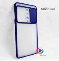 ONEPLUS_8 Case Lens Privacy Protection Slide Camera Cover Shockproof Anti-Scratch Translucent Matte Protective Case
