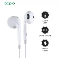 Oppo In Ear Earphone Good Bass Sound Quality For All Android - White
