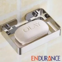 Standard Soap Case 13.5x9.8x2.7cm bathroom accessories, bathroom soap dish, space aluminum, anti-rust square soap basket