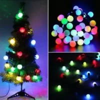 Decorative Ball Shaped LED Fairy Light RGB - 28 bulbs - _Multicolour_