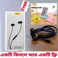 Realme Buds 2 Wired Earbud In-ear mi Bass Subwoofer Stereo Earphones Hands-free 3.5mm with Mic For all mobile