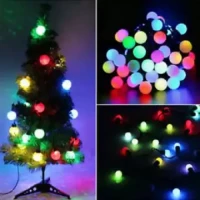Decorative Ball Shaped LED Fairy Light RGB - 28 bulbs - **Multicolour**