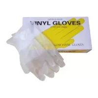 Vinyl Hand Gloves One time Gloves Powder Free - Best Quality 100 pcs