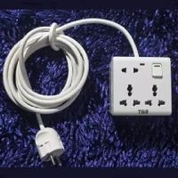 Heavy Duty Multiplug (Hand made) Long-lasting 8 Pin / 3 Port with 20 Feet 70/76 2 core cable
