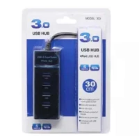 4 Ports High Speed USB HUB Hi-Speed USB 3 Splitter Expansion WHITE/BLACK