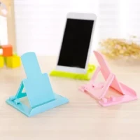 Universal Folding Cell Phone Support Plastic Holder Chair Mobile Stand - MultiColour