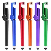 Universal 3 in 1 Capacitive Stylus Pen with Mobile Stand Holder