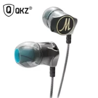 QKZ DM7 Zinc Alloy In Ear Earphone - Black