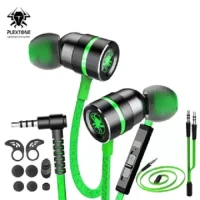 PLEXTONE G20 In-ear Earphone With Microphone Wired Magnetic Gaming Headset Stereo Bass Earbuds Computer Earphone For Phone Sport