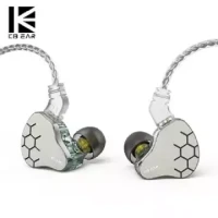 KBEAR Lark Hybrid 1DD+1BA Driver Unit In Ear Earphone Hifi sport music earbuds With 0.78mm pin with 4N Silver plated cable KS2