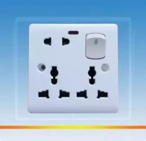 Multi Functional 8 pin Universal Wall Switch Socket with indicator