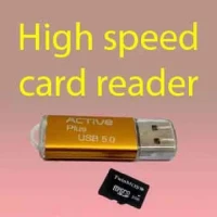 Memory Card Reader | USB 3.0 Memory Card Reader Adapter | Micro SD TF for Mac, Windows, Linux, PC