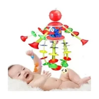Rotating Bed Bell Toy with Music - Multicolor