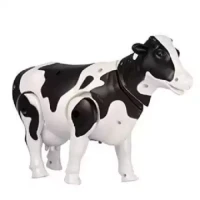 Milk Cow Moving Legs And Shake Tail Make Sound - White And Black