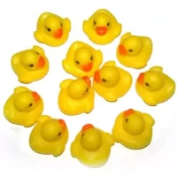 Set Of Mini Duck Bath Toys Squeezing Music Baby Play