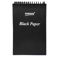 Worison Black Paper Pad A5 Size 60 sheets/120 Page