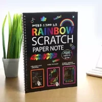 Rainbow Scratch Paper Note