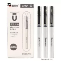 M&G Ultra simple gel pen (Black 0.5,57901) - 3 pcs