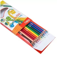 Deli EC00200 Rich Color Wooden Colored Pencil,12 colors