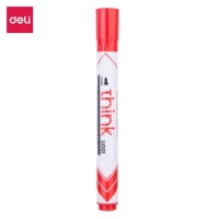 Deli Writing Instrument Dry Erase Marker Whiteboard Marker RED EU00140 - 2 Pcs