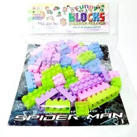 60 piece Blocks & Building Toy Plastic - Multi Color