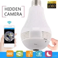 update version Photo For Living 1.3MP HD Wifi 360Â° VR Panoramic View Smart Light Bulb Camera Monitoring