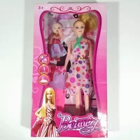 Beautiful Barbie Doll 2 Pis - Pink