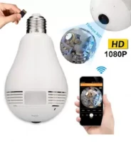 360 Degrees Light Bulb Wireless IP Camera WI-FI Panoramic Lamp FishEye Lens