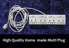 High Quality Home made 4 gang Multi Plug with 15 feet cable