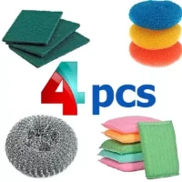 4pcs Multifunctional Kitchen Sponge for Cleaner Kitchen Accessories