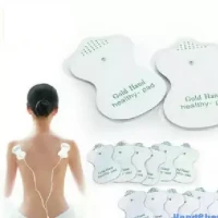 Electrode Tens Acupuncture Pad Digital Therapy Body Massage Machine EMS Pads button type