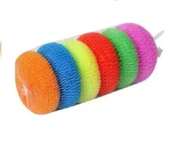 Plastic Dish Wash Scrubber for Kitchen Cleaning ( 5pcs)