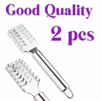 Stainless Steel Fish Scale Cleaner Specialty Kitchen Tools 2 pcs