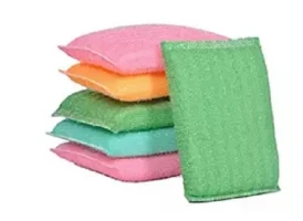 dishwasher dish washer brush sponge scrubber foam gloves for kichen accessories dish washer (4 pcs)