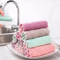 2PCS Absorbent Microfiber Kitchen Towel