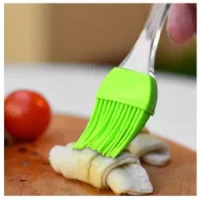 Silicone spatula and pastry brush