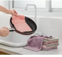 4 PCS Super Absorbent Microfiber Towel Cloth Kitchen Towels