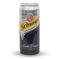 Schweppes Soda Water Can