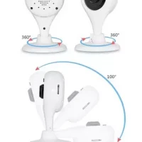 360-degree tracking network wifi home 1080P hd camera baby monitor night vision version small water droplets smart surveillance camera