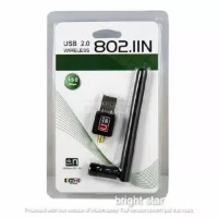 150Mbps Mini Wireless USB Wifi Adapter Network 802.11N/G/B 2.4Ghz Hi Speed - Black