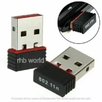 MINI USB WIRELESS WiFi NETWORK RECEIVER ADAPTER DONGLE DESKTOP PC - Black