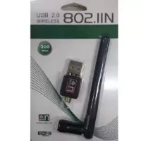 USB Wifi Receiver and Share 300Mbps PC - Black