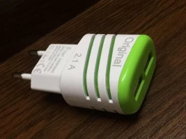 Mobile charging Adapter 2.1A/5V Dual Port suitable for all kind of mobile Only Adapter