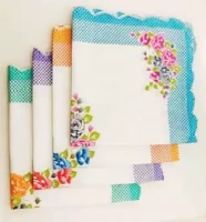 Cotton Printed handkerchief Set (4pcs)