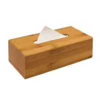 7.5x24x12cm bamboo box can be used for tissue paper, as a paper towel dispenser with removable bottom as cosmetic