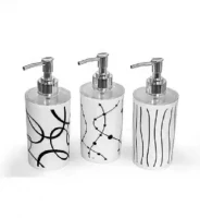 Bathroom soap dispenser hand-wash refile bottle White Plastic Body --1Pcs & Combo Bottle Set(11.5 cm).